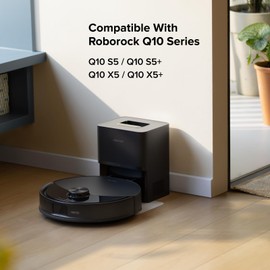 roborock Anti-Tangle Rubber Main Brush for Q10 S5, Q10 S5+, Q10 X5, and Q10 X5+ Robot Vacuums, Durable Synthetic Bristles, 1-Pack