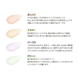 Rachel Wine Control Color Base [Green CN04] 0.1 oz (2.5 g) Base Makeup Base Tone Up Powder Makeup Base (Green CN04)