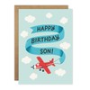 James Ellis Son Birthday Card (Red Plane)