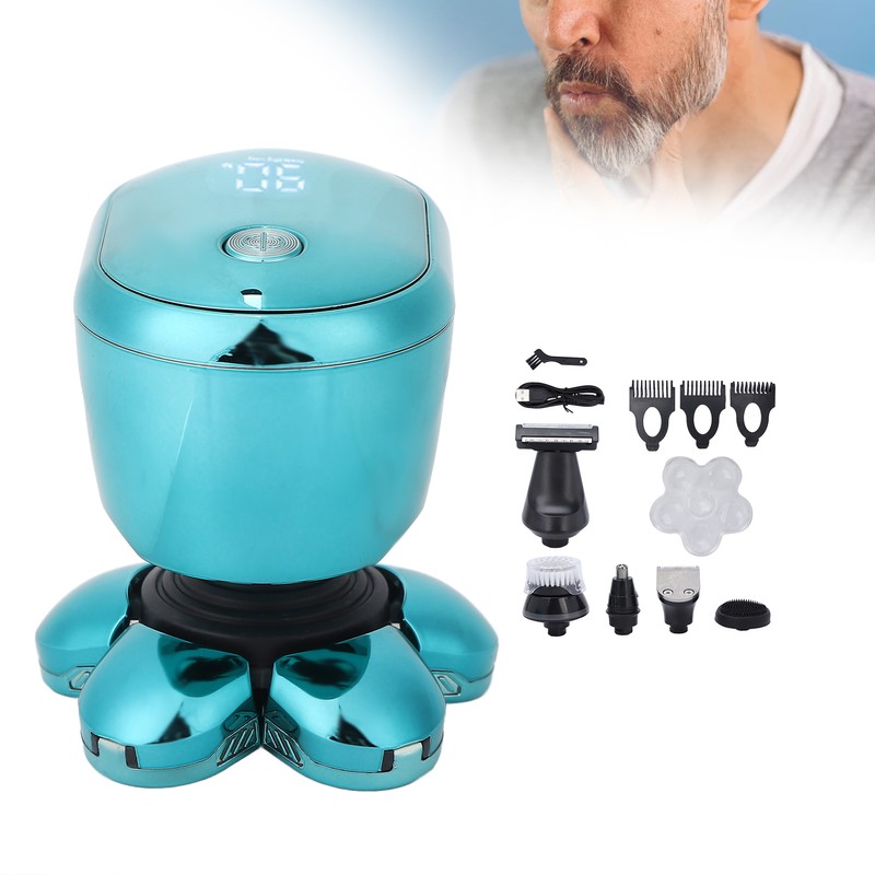 Electric Razor Set USB Rechargeable Waterproof Multifunctional 6 in 1