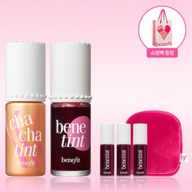 Lip and Cheek Tint Duo (+3 Deluxe Types+Pouch+) Gogo Tint / 립 앤 치크 틴트 듀오(+디럭스 3종+파우치+ ) 고고틴트