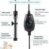 PYPABL Super Mini Aquarium Heater 15W 25W 35W, Submersible Nano