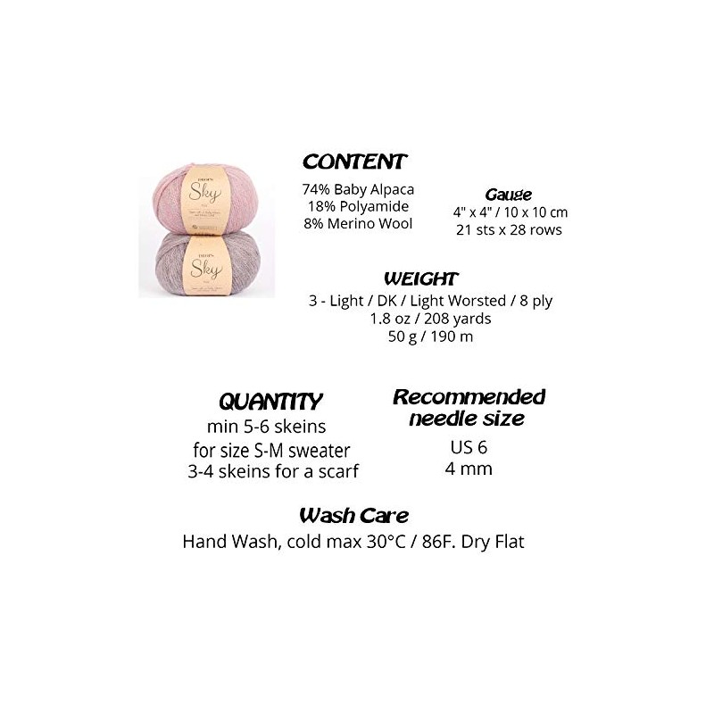 DROPS Sky 01 UNI White