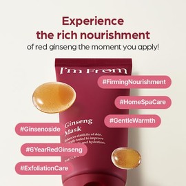 I'm from I?m from Ginseng Mask, Korean Wash-off Mask with Red Ginseng