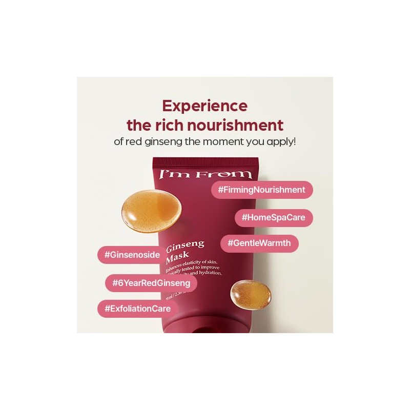 I'm from I?m from Ginseng Mask, Korean Wash-off Mask with