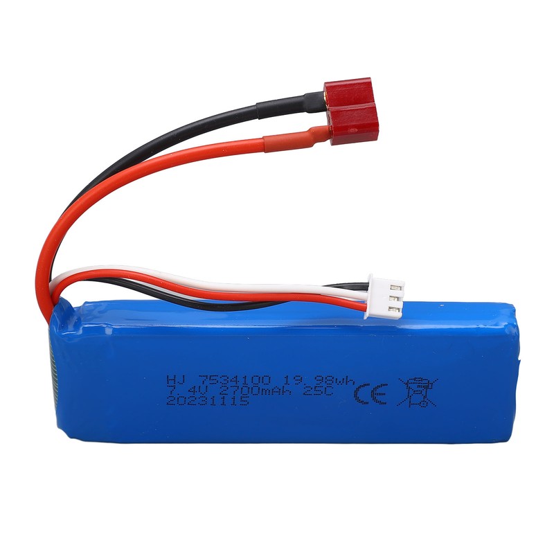 7.4V 2700mAh Battery Li Po Overcharge Short Circuit Protection Light