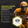 DAMAGE CONTROL Pacifier Mouthpiece – Football Mouthguard with Helmet Strap,