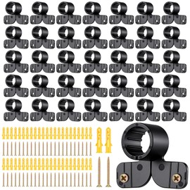 100 Pack 1/2 Inch Suspension Pipe Clamp Pex Clamps Conduit Clamp with Screws for Pex Copper CPVC Tubing Supports Butterfly Style