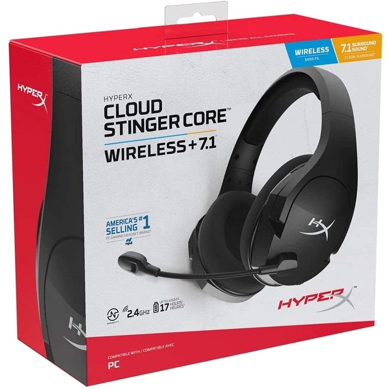 HyperX Cloud Stinger Core –Wireless Lightweight Gaming Headset, DTS Headphone:X
