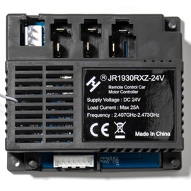 ToiCottage JR1930RXZ-24V Remote Control car Motor Controller,Control Box Powered Wheel Circuit Board Replacement Parts Receiver Mainboard Accessories Children Electric Ride On Cars Kids