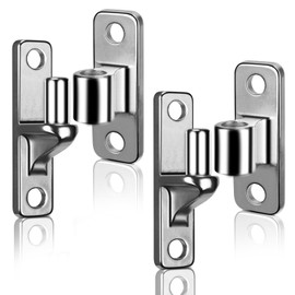 ZZBUY 4 pcs Heavy Duty Gate Hinges for Wooden Gate Farm Fence Outdoor, 304 Stainless Steel Gates Hinge Wall Mount Parts with 5/8"