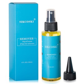 4OZ/120ML Lace Glue Remover/Tape in Extension Remover Spray/Residue Removal Solution for Lace Wigs, Extensions, Hair Systems Tape & Lace Glue Remover Gentle on Skin| No Greasy| Easy to Clean