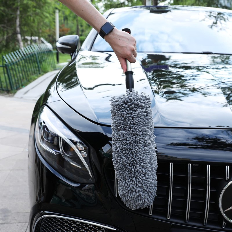 upra Ultimate Car Duster Kit，Best Microfiber Multipurpose Duster,Interior &Exterior Cleaning