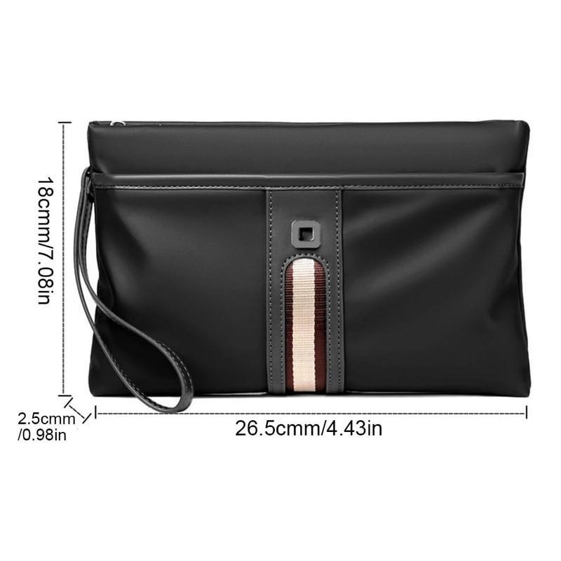 iCozzier Clutch for Men Organizer Wrist Bag Wallet Wrist Hand