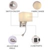Galtlap Wall Sconce Plug in Cord Set of 2, Bedside