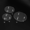 3 PCS Round Acrylic Display Stand Set Easy To Install