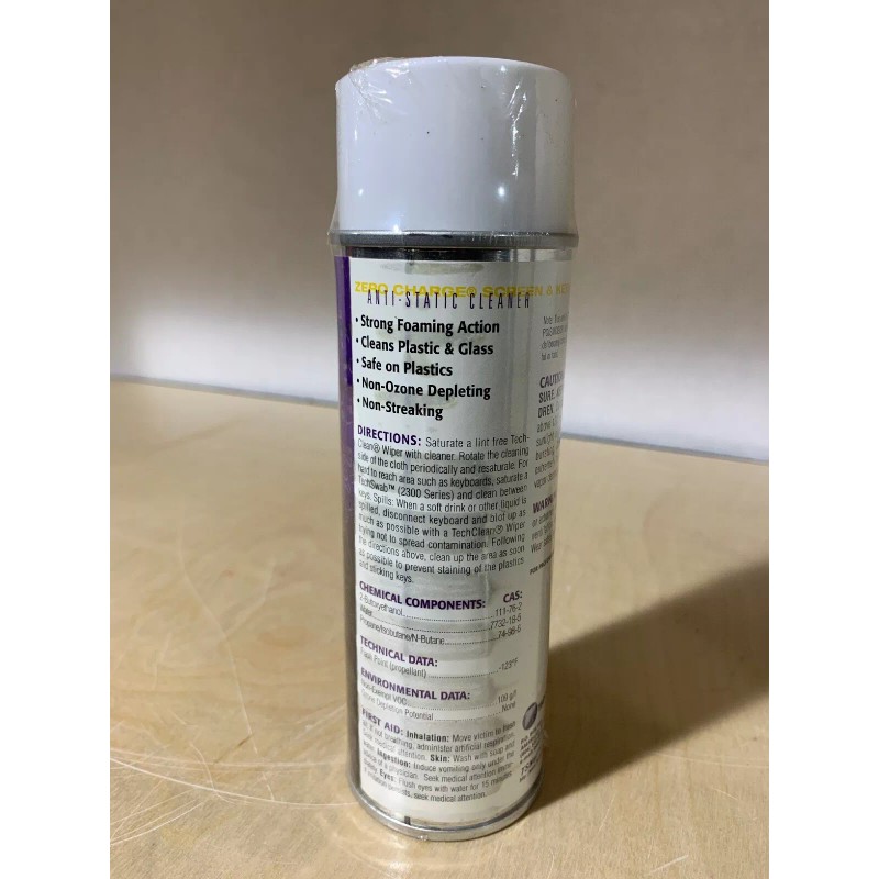 Techspray Zero Charge Screen & Keyboard Cleaner 1743 6.0oz can