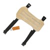 Bantoro Beige Leather Archery Arm Guard – Adjustable Forearm Bracer