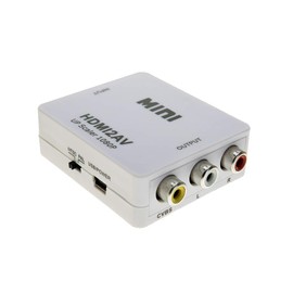 Cables Direct Online HDMI to RCA Audio & Video Composite Converter CVBS AV Adapter HD TV 1080P (White)