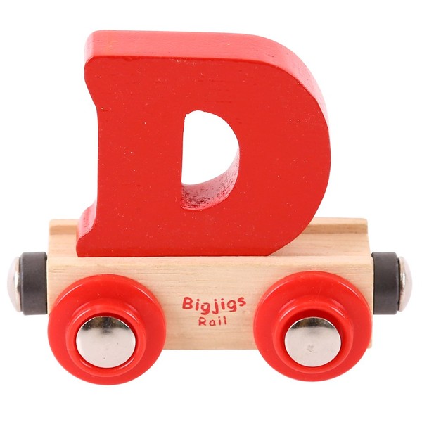 Bigjigs Rail Rail Name Letter D (Red) - Other Major
