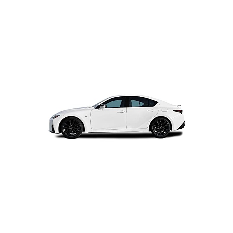 SlickMod Chrome Delete Blackout Vinyl Overlay for 2021-2022 Lexus is