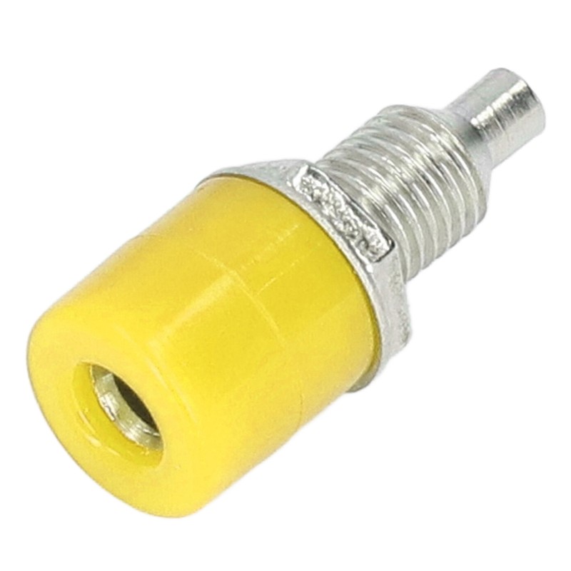 100Pcs Banana Socket M6 4mm Good Transmission Excellent Manufacture Electrical