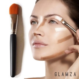 Glamza Classic Flat Face Makeup Cosmetic Foundation Brush1 Units