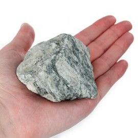 Eisco – Raw Biotite Gneiss Rock Sample Approx 2.75" – Coarse-Grained Foliated Metamorphic Rock – Geologic Teaching Specimen for Earth Science Labs, Mineral Identification, Classroom Collections