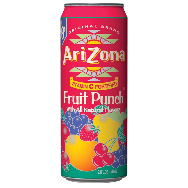 Arizona Fruit Punch, 23 Fl Oz (Pack of 24)
