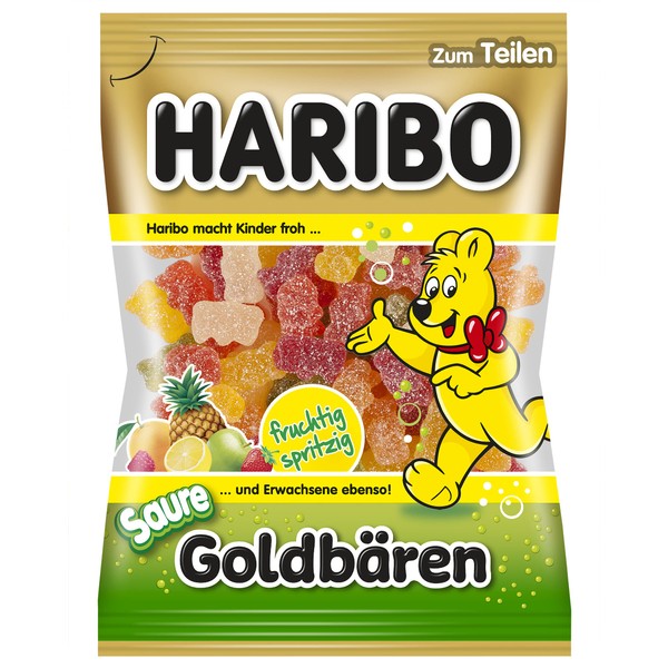 Haribo Goldbären Sauer (Gold Bears Sour) 200g