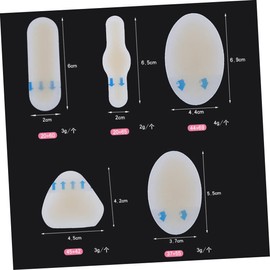 Healvian 10pcs Gel Back Heel Pads for Anti- Foot Care Blister Resistant Cushion Stickers for High Heels Comfortable Gel Inserts to Prevent Abrasion and Fit