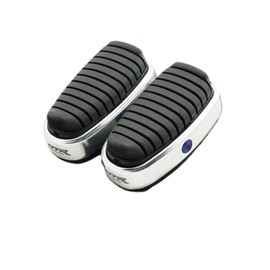 GTR Honda Super Cab C125 Front Footpeg / Front Footpeg For Honda C125 JA48 JA58 Step Foot Rest (Silver)