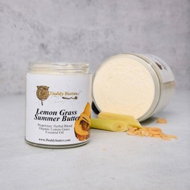 DaddyButter Lemon Grass Body Butter 6oz - Purifying Formula for All Skin Types, Helps Remove Impurities & Detoxify the Skin