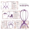 Dreamlover Dreamlover Wig Stands, Plastic Wig Holders, Cap Stands, Purple,