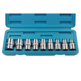 Bergen 9pc 1/2 Female Torx E-TRX Star Socket Set B1194
