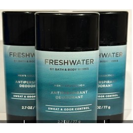 3 FRESHWATER Men's Collection Antiperspirant Deodorant stick Sweat & Odor Control 2.7oz