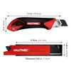 HAUTMEC 25mm Extra Heavy-Duty Utility Knife with 10pcs Blade set,