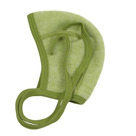 Cosilana Baby Fleece Bonnet Organic Cotton, Green color