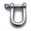 V4A Stainless Steel Shackle Diameter 8 mm Straight Short Shape