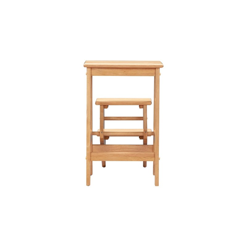 Boraam Niko 3-Tier Step Stool, Counter Height, Natural