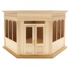 MyTinyWorld Dollhouse Miniature Double Bay Corner Shop Set