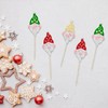 24 adornos de gnomo de Navidad para magdalenas, decoración de