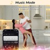 INDARUN Dimmable Led Strip Light Controller Warm White, Controlled by