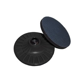 CS Unitec 80115UF Special FIX Backing Disc with PUR Foam Absorption Coating and Centering Pin, 4-1/2" Diameter, 5/8"-11 Threaded Arbor