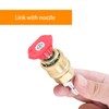 Awpeye 3 Pack Pressure Washer Coupler, Brass Fittings, 1/4 Inch