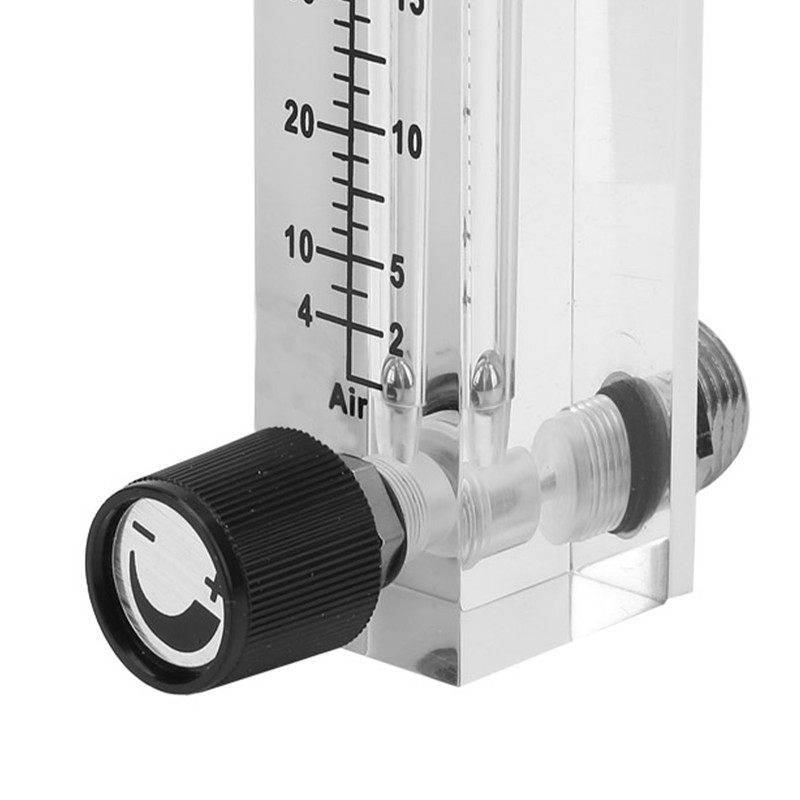 LZM-6T Panel Type 2-20LPM/4-40SCFH Gas Flow Meter Flowmeter Brass Female