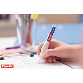 BIC Tipp-Ex Korrekturstift Shake´n Squeeze, mit Metallspitze, 10x8 ml, Ideal für das Büro, das Home Office oder die Schule