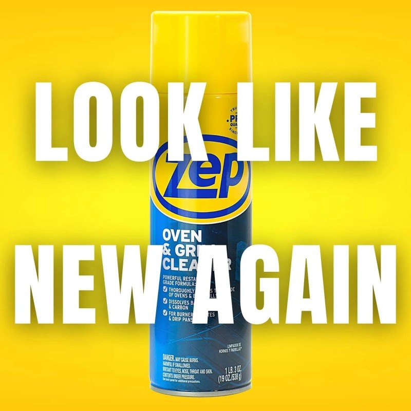Zep Heavy-Duty Oven & Grill Cleaner Spray – Industrial Strength