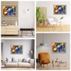 DAERLE Diamond Painting Pictures Colourful Universe, Diamond Painting Planet, Diamond