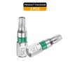 sourcing map 2pcs Torx Screwdriver Bit T25H 1/4" Hex Shank